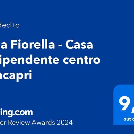 Casa Fiorella - Casa Indipendente Centro Anacapri Buitenkant foto