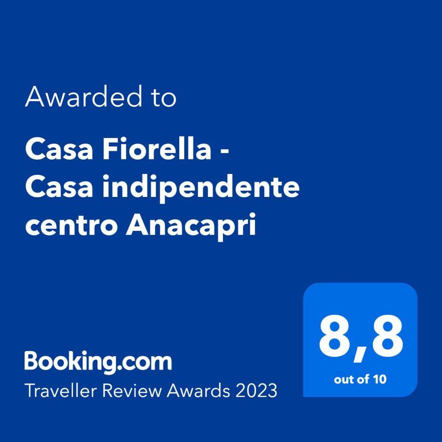 Casa Fiorella - Casa Indipendente Centro Anacapri Buitenkant foto